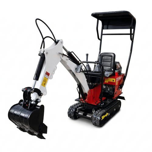 Minikoparka XC08 | Tylko 72 cm szerokości | Prace wewnątrz i ogrody