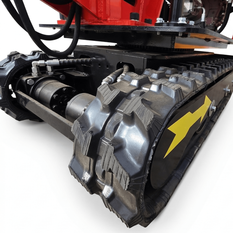 Minikoparka XC08 | Tylko 72 cm szerokości | Prace wewnątrz i ogrody