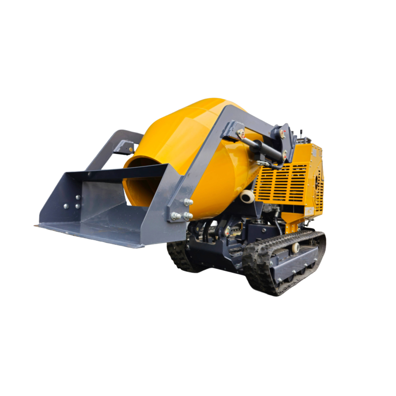 Betoniarka gąsienicowa X-CAT XC750  wywrotka + ładowacz hydrauliczny