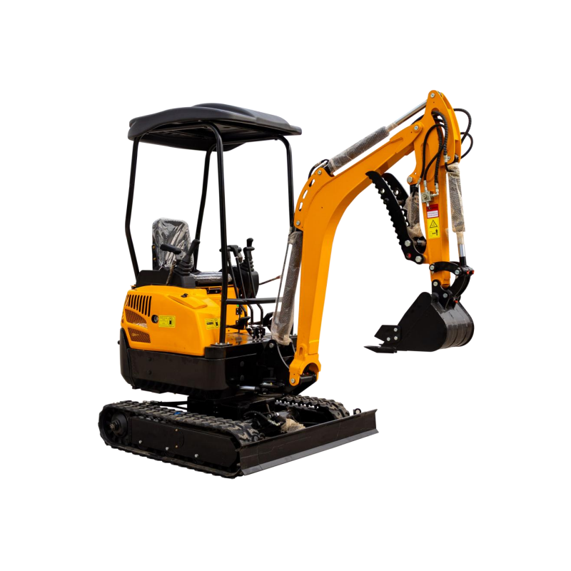 Minikoparka gąsienicowa XC15Pro -skrętne ramię + rozsuwane gąsienice + joystick - 1.5t