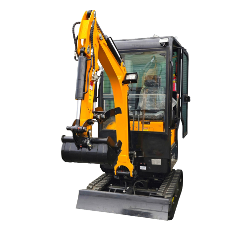 Minikoparka gąsienicowa X-CAT  XC18 z kabiną - Silnik Kubota (rozsuwane gąsienice + skrętne ramię + joystick)