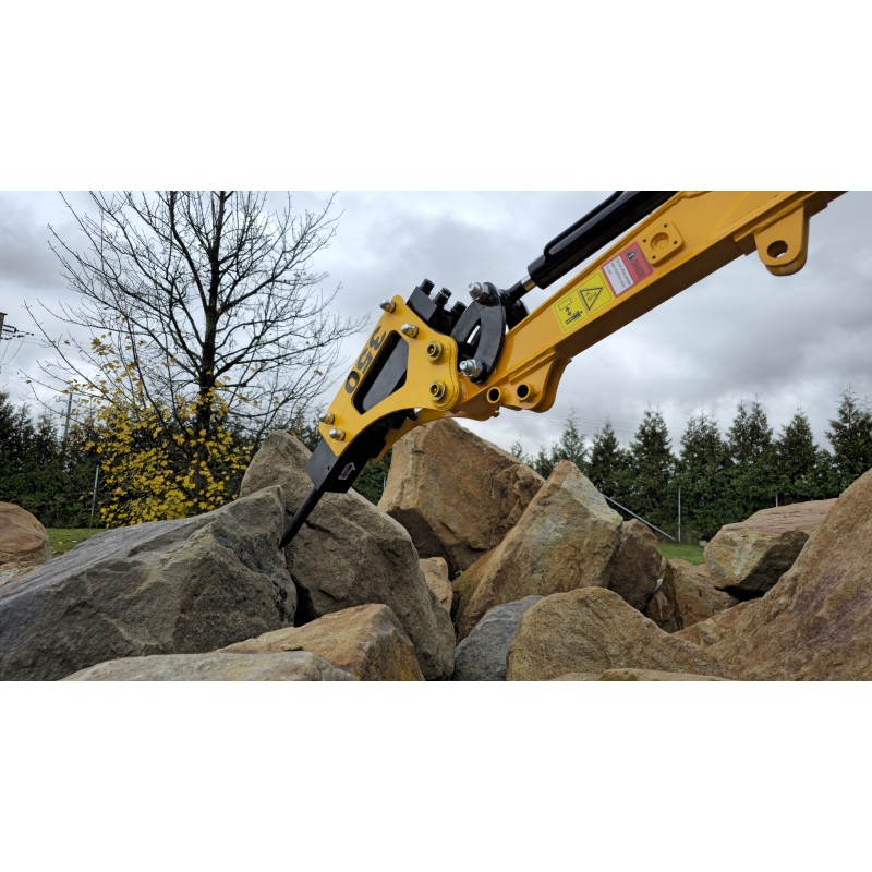 Młot kujący hydrauliczny do minikoparek